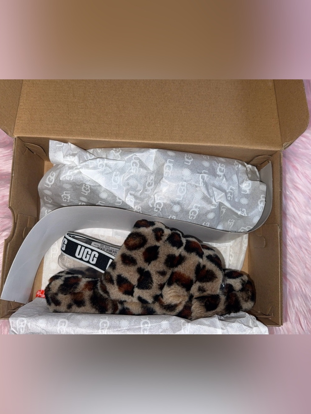 Ugg leopard fluff yeah